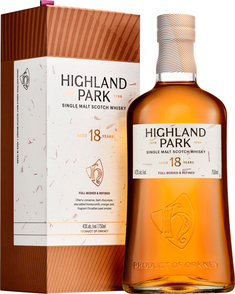 Highland Park Single Malt Whisky 18 Year Old 750ml-0