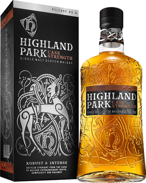 ウイスキー HIGHLAND PARK CASK STRENGTH RELEASE Highland Park Single Malt Whisky Cask Strength Release No.5 750ml