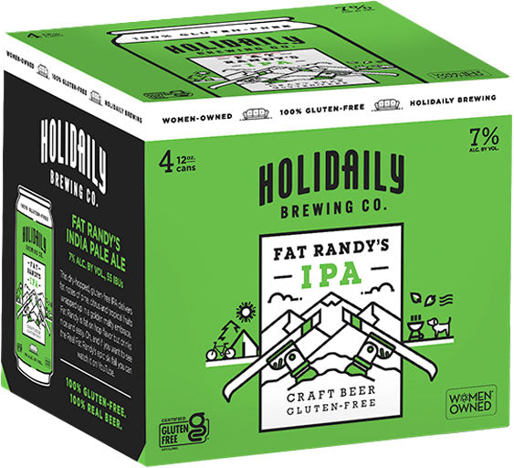 Holidaily Fat Randy's IPA Gluten Free 4pk Cans-0