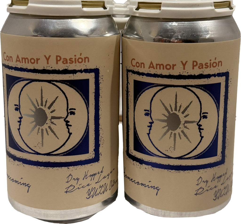 Homage Brewing Homecoming Rice Lager Yuzu Citrus 12oz 4pk Cans Featured Image