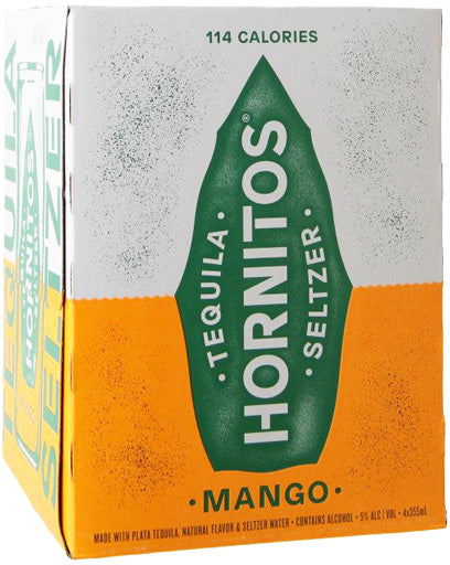 Hornitos Tequila Seltzer Mango 4pk Cans-0