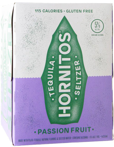 Hornitos Tequila Seltzer Passionfruit 4pk Cans