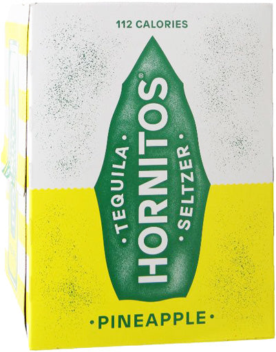 Hornitos Tequila Seltzer Pineapple 4pk Cans-0