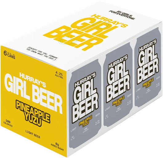 Hurray's Girl Beer Pineapple Yuzu 6pk Can-0