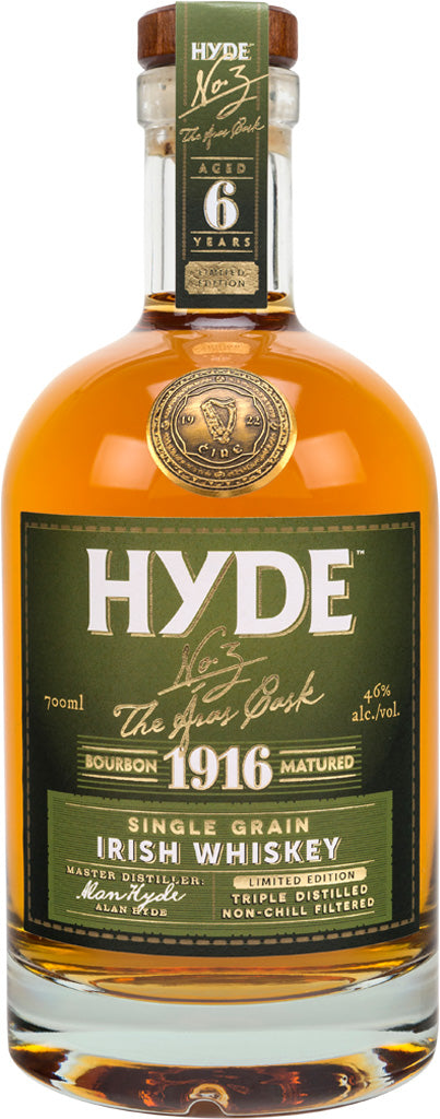 Hyde No.3 Single Grain Irish Whiskey 6Yr 750ml-0