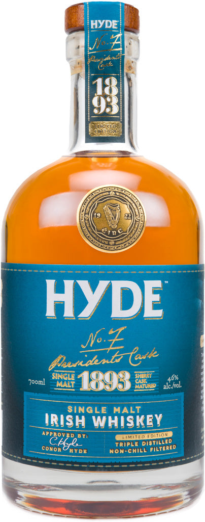 Hyde No.7 President's Cask Irish Whiskey 750ml-0