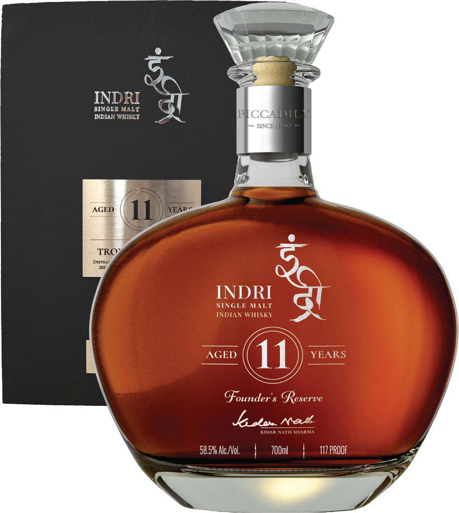 Indri Founder's Reserve Indian Single Malt Whisky 11 Year Old 700ml-0