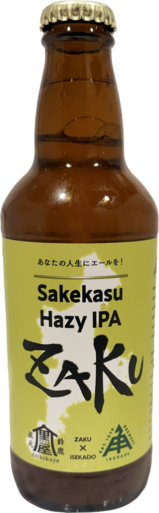 Isekado Zaku Sakekasu Hazy IPA 11.1oz Btl-0