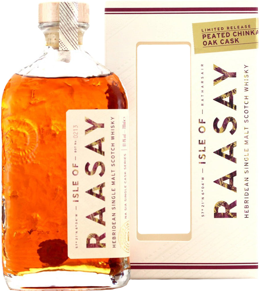 Isle of Raasay Peated Chinkapin Oak Cask Hebridean Single Malt Scotch Whisky 700ml-0