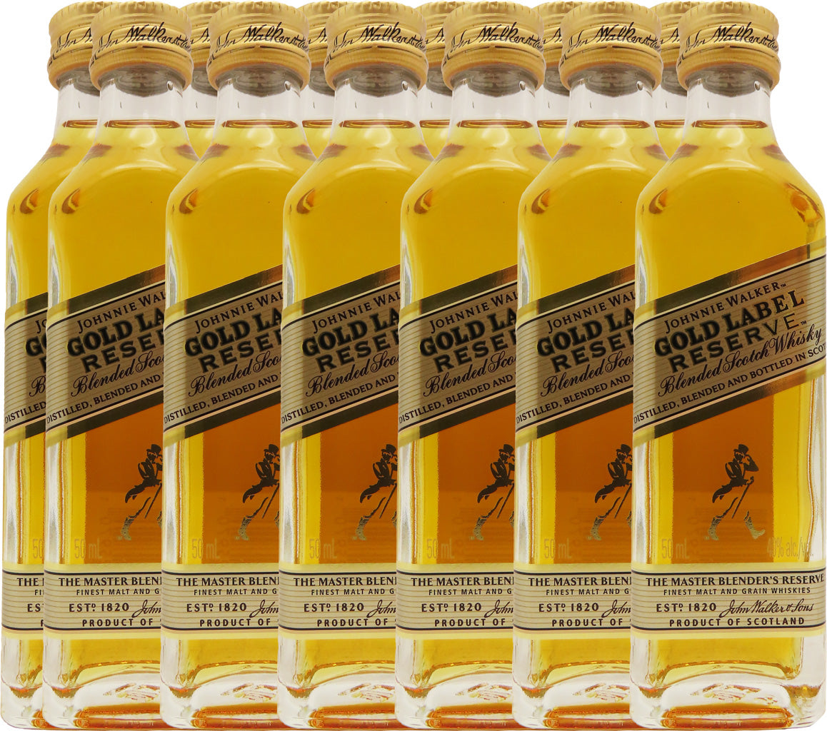 Johnnie Walker Gold Label Reserve Blended Scotch Whisky 50ml 12pk-0