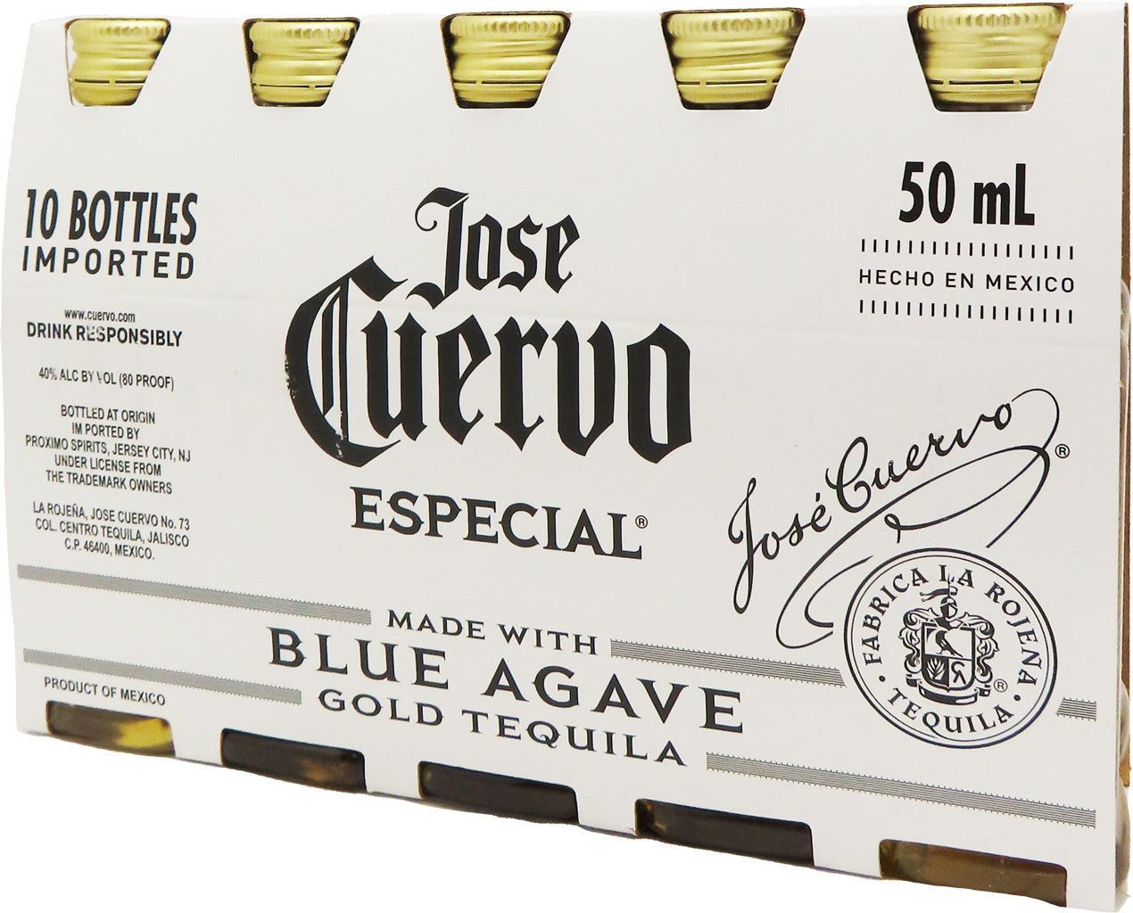 Jose Cuervo Especial Gold 50ml 10pk-0