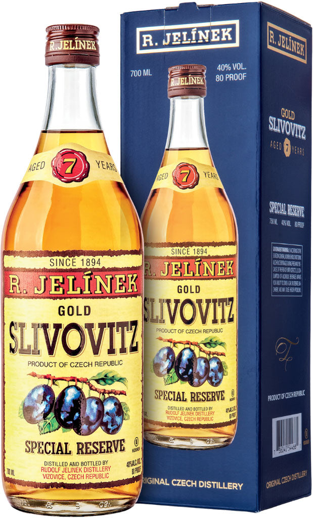 Jelinek Slivovitz Gold Plum Brandy 7 Year Old 700ml-0