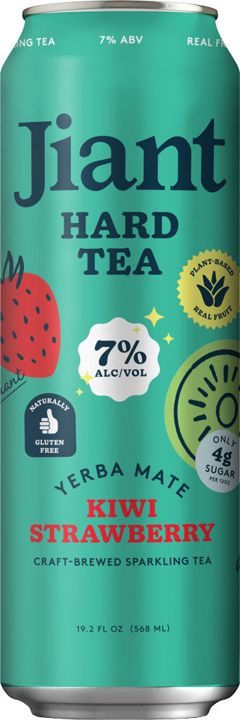 Jiant Kiwi Strawberry Yerbe Mate Hard Tea 19.2oz Can-0