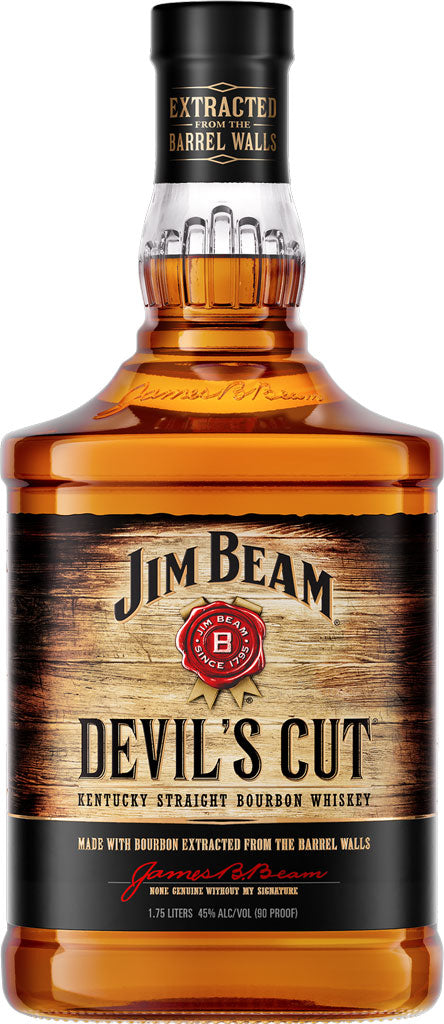 Jim Beam Devil's Cut Kentucky Bourbon 1.75L-0