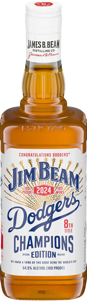 Jim Beam Dodgers Champions Edition Kentucky Bourbon 750ml-0