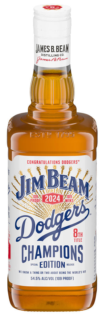 Jim Beam Dodgers Champions Edition Kentucky Bourbon 750ml-0