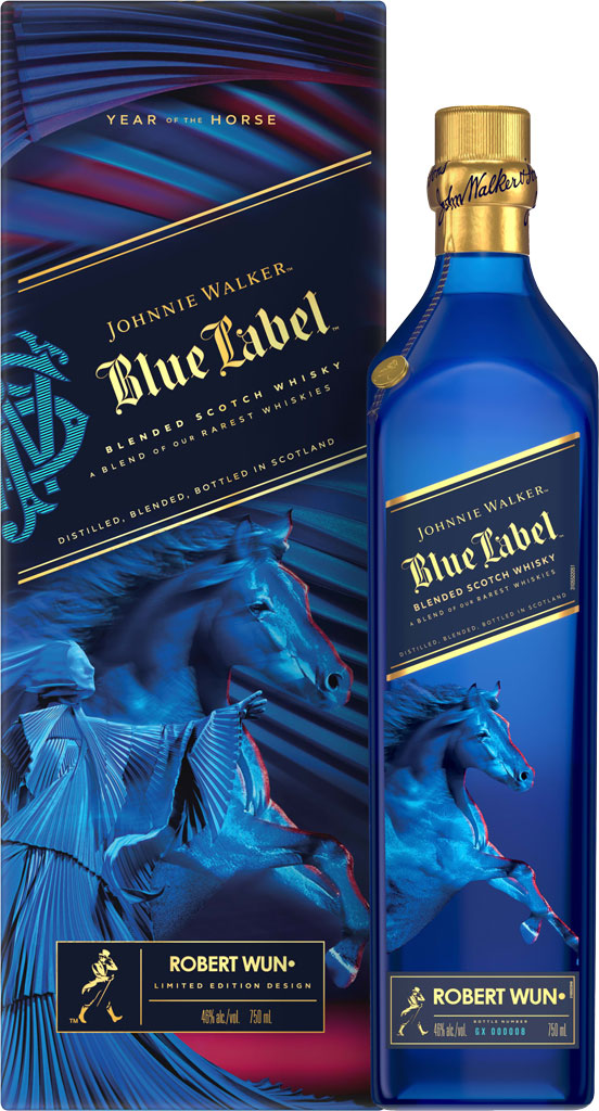 Johnnie Walker Blue Label Year Of The Horse Blended Scotch Whisky 750ml Featured Image