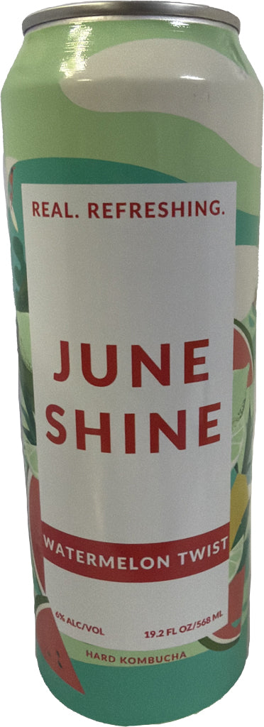 June Shine Watermelon Twist Hard Kombucha 19.2oz Can-0