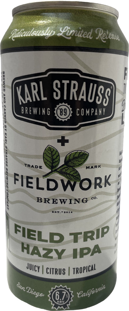 Karl Strauss x Fieldwork Field Trip Hazy IPA 16oz Cans Featured Image