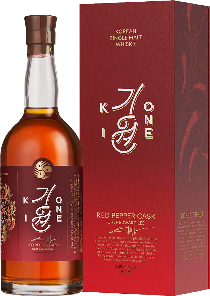 Ki One Red Pepper Cask Korean Single Malt Whisky 700ml-0