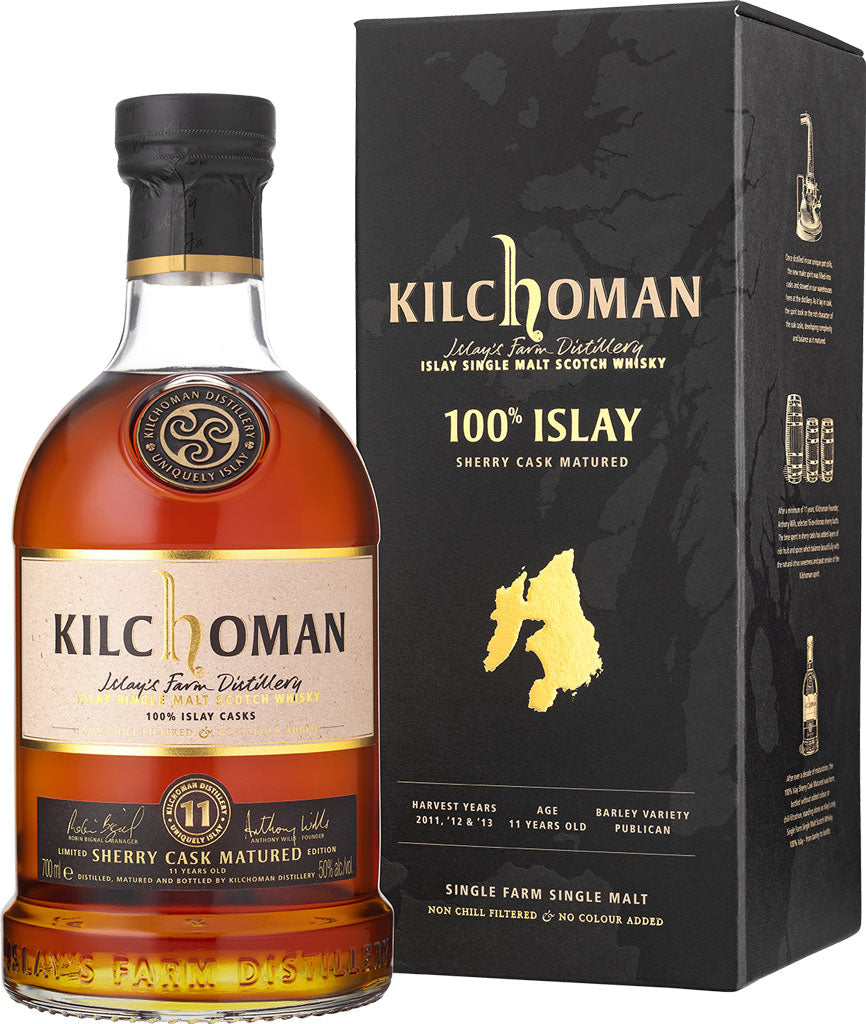Kilchoman 100% Islay Sherry Cask Matured 11 Year Old 700ml-0