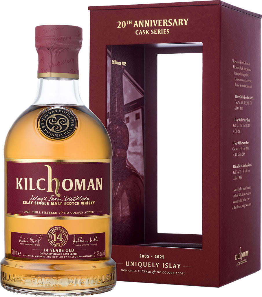 Kilchoman 20th Anniversary Cask Series Ex-Bourbon Barrel 14 Year Old 700ml-0