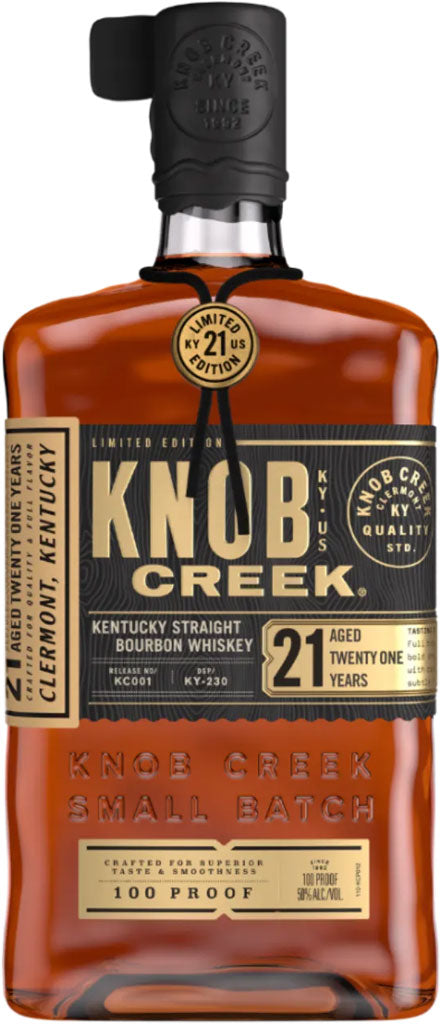 Knob Creek Kentucky Bourbon 21 Year Old 100 Proof 750ml-0