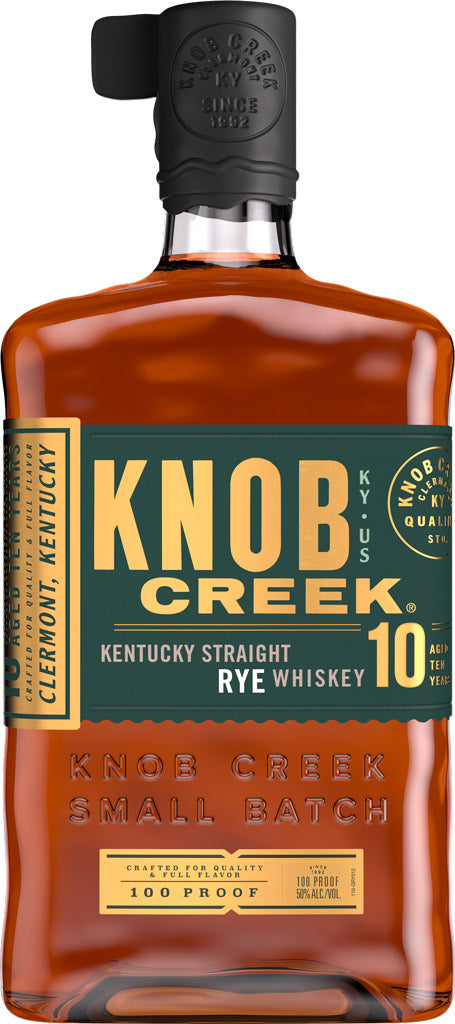 Knob Creek Small Batch Kentucky Rye 10 Year Old 100 Proof 750ml-0