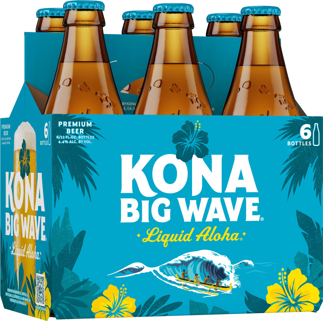 Kona Big Wave Golden Ale 6Pk Btls-0