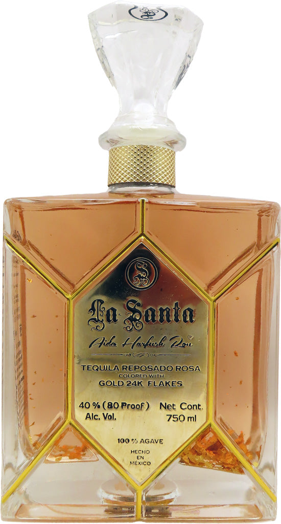 La Santa Tequila Reposado Rosa Gold 24k 750ml Mission Wine & Spirits