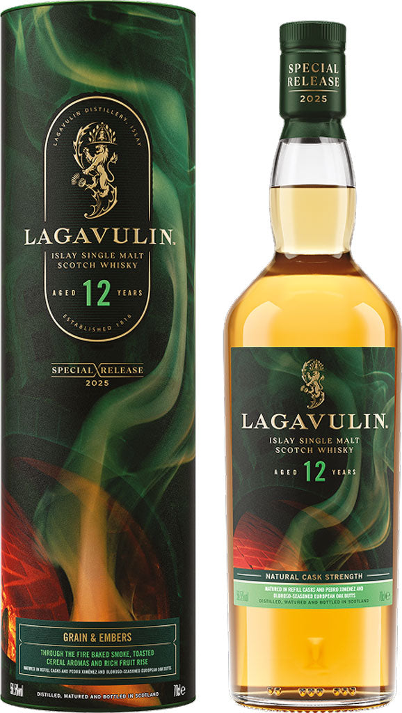 Lagavulin 12 Year Old Special Release Grain & Embers Single Malt Whisky 2025 750ml-0