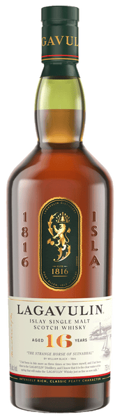 Lagavulin 16年 シングルモルトウイスキー 古酒、箱なし、750ml Lagavulin 16 Year Old Single Malt Whisky 750ml – Mission Liquor