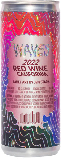 Las Jaras Waves Red Wine Cans 250ml
