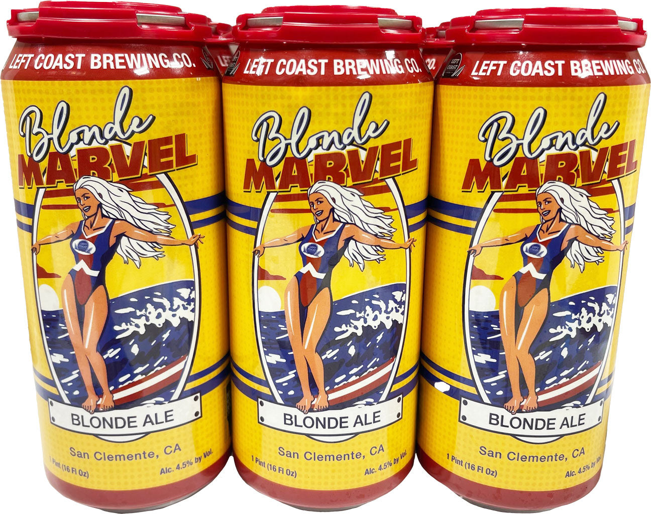 Left Coast Blonde Marvel 16oz 6pk Cans-0