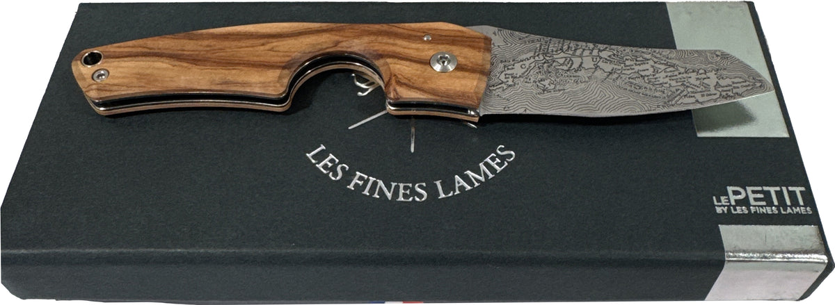 Les Fines Lames Cigar Knife Compass Cuba Olive-0