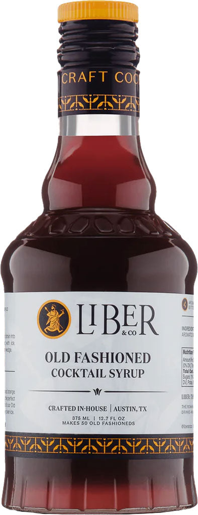 Liber & Co Old Fashioned Cocktail Syrup 375ml-0
