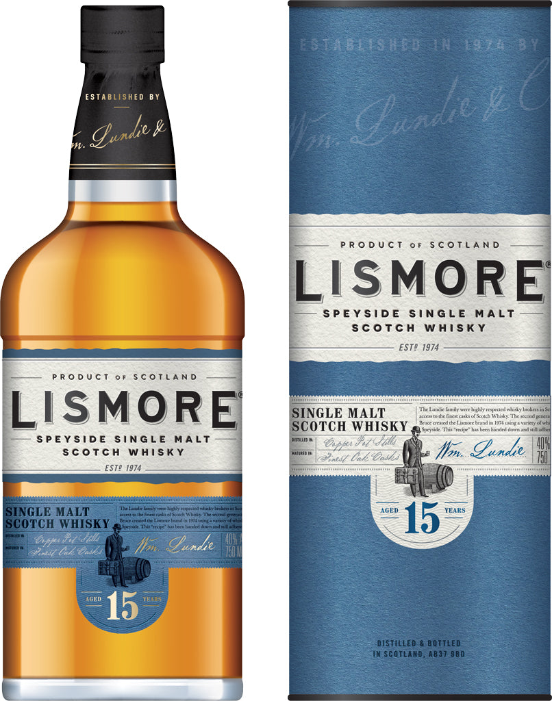 Lismore Single Malt Scotch Whiskey 15 Year Old 750ml-0