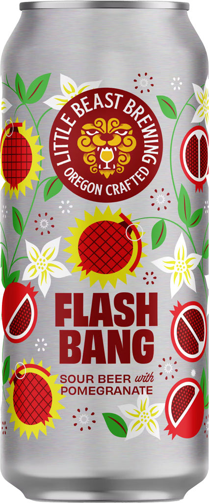 Little Beast Flash Bang Pomegranate Sour 16oz Can