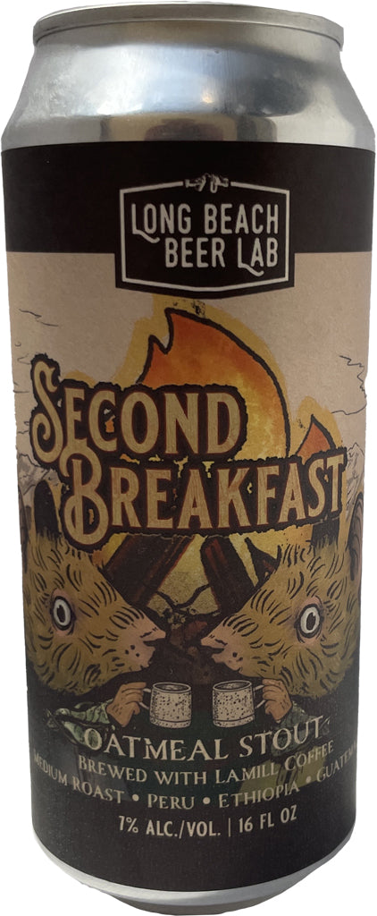 Long Beach Beer Lab 2nd Breakfast Stout 16oz Can Featured Image