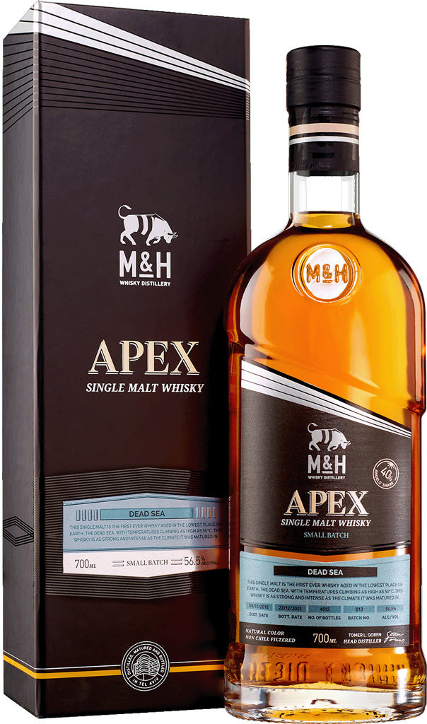 Milk & Honey Apex Dead Sea Israel Single Malt Whisky 700ml-0