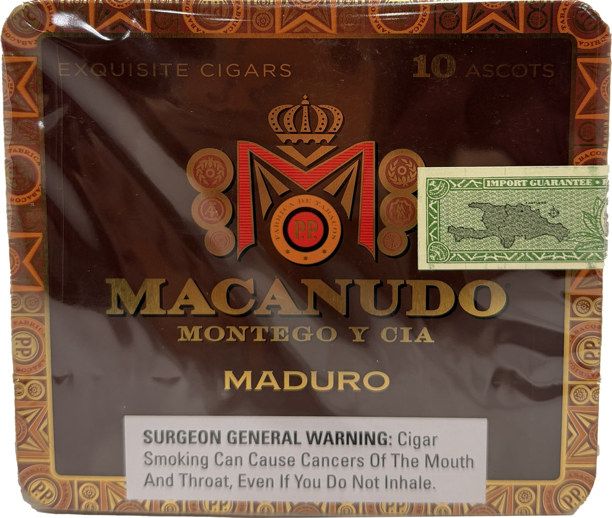 Macanudo Ascots Maduro Tin-0