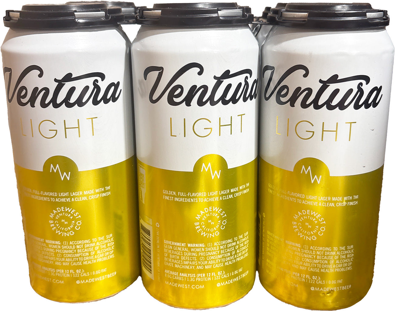 Madewest Ventura Light Lager 6pk Cans-0