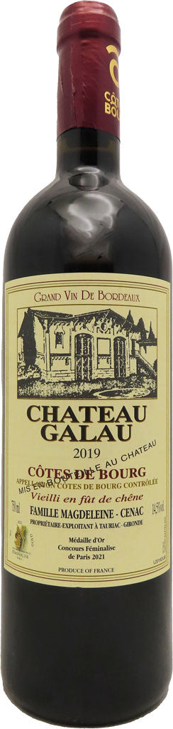 Magdeleine Chateau Galau Cotes de Bourg 2019 750ml-0