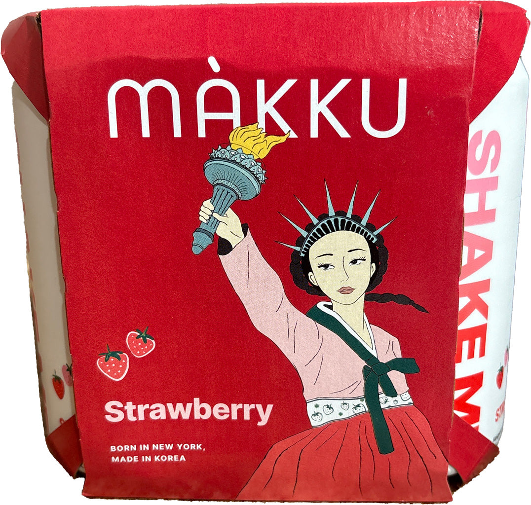 Makku Strawberry Makgeoli 12oz Cans-0
