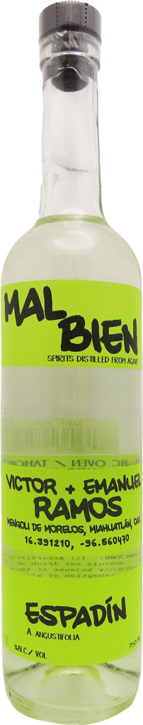 Mal Bien Mezcal Espadin Ramos 750ml-0