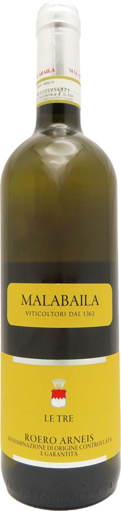 Malabaila Roero Arneis Le tre 2023 750ml-0