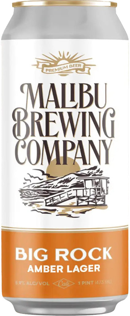 Malibu Brewing Co. Big Rock Amber Lager 16oz Can-0