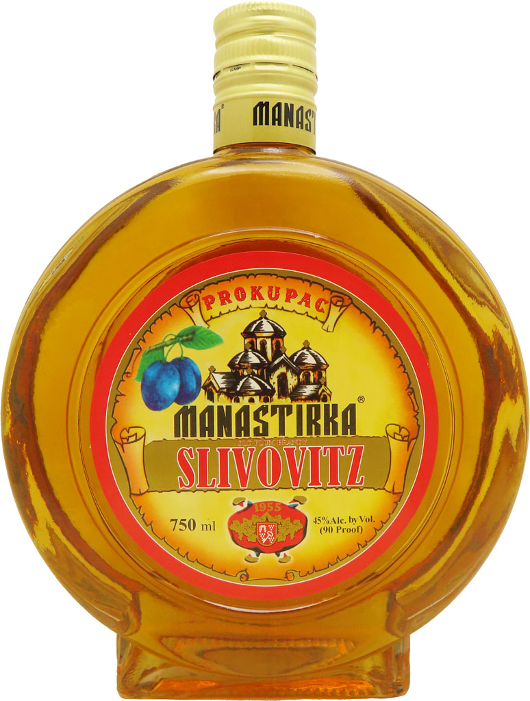 Manastirka Prokupac Slivovitz Plum Brandy 750ml-0