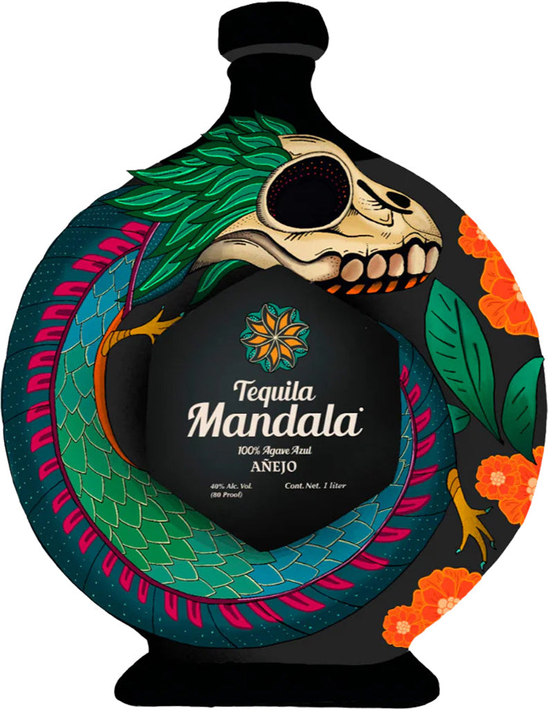 Mandala Tequila Anejo Dia De Los Muertos 1L 2023-0