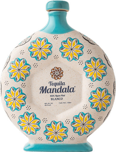 Mandala Tequila Blanco Ceramic 1L-0